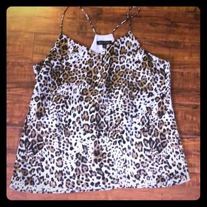 Animal Print shell. Banana Republic